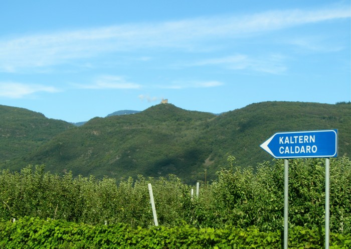 to Caldaro ...