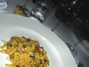 My first ever Tajarin dish. Oct 2005.