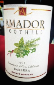 Amador Foothill Barbera