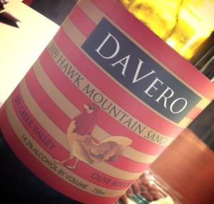 Davero 2009 Sangiovese.