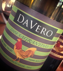 Davero 2008 Sagrantino. 