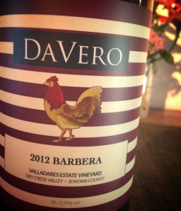 Davero 2012 Barbera.