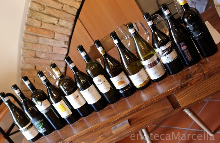Tasting at the Enoteca di Cormons.