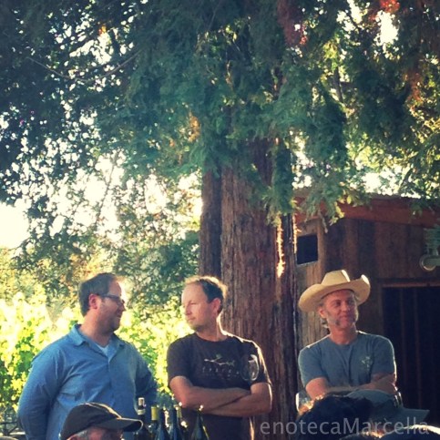 Producers of California Ribolla gialla: Dan Petroski (Massican), Steve Matthiasson (Matthiasson), & Mathew Rorick (Forlorn Hope).