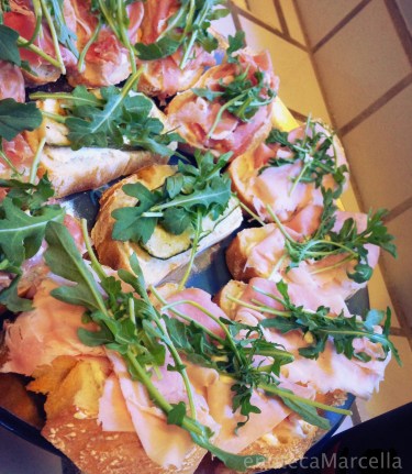 ham, horseradish & arugula